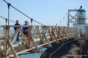 Point Bonita Lighthouse pedestrian bridge